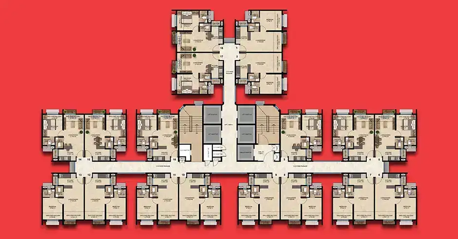 Dosti Greater Thane Phase 2 Floor Plan